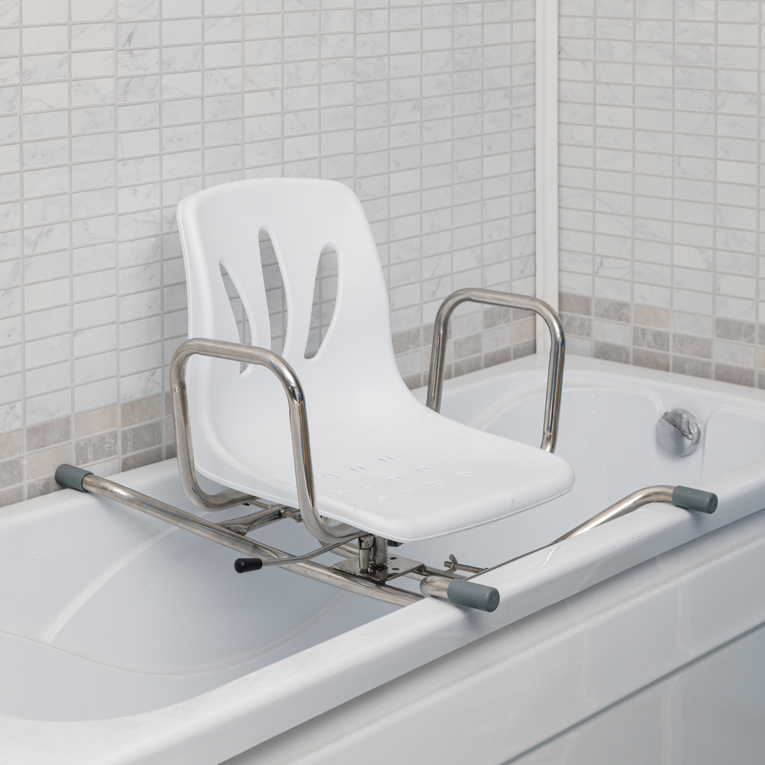 Сиденье для ванны ORTONICA LUX 460 для пожилых людей и инвалидов, до 100кг - 11